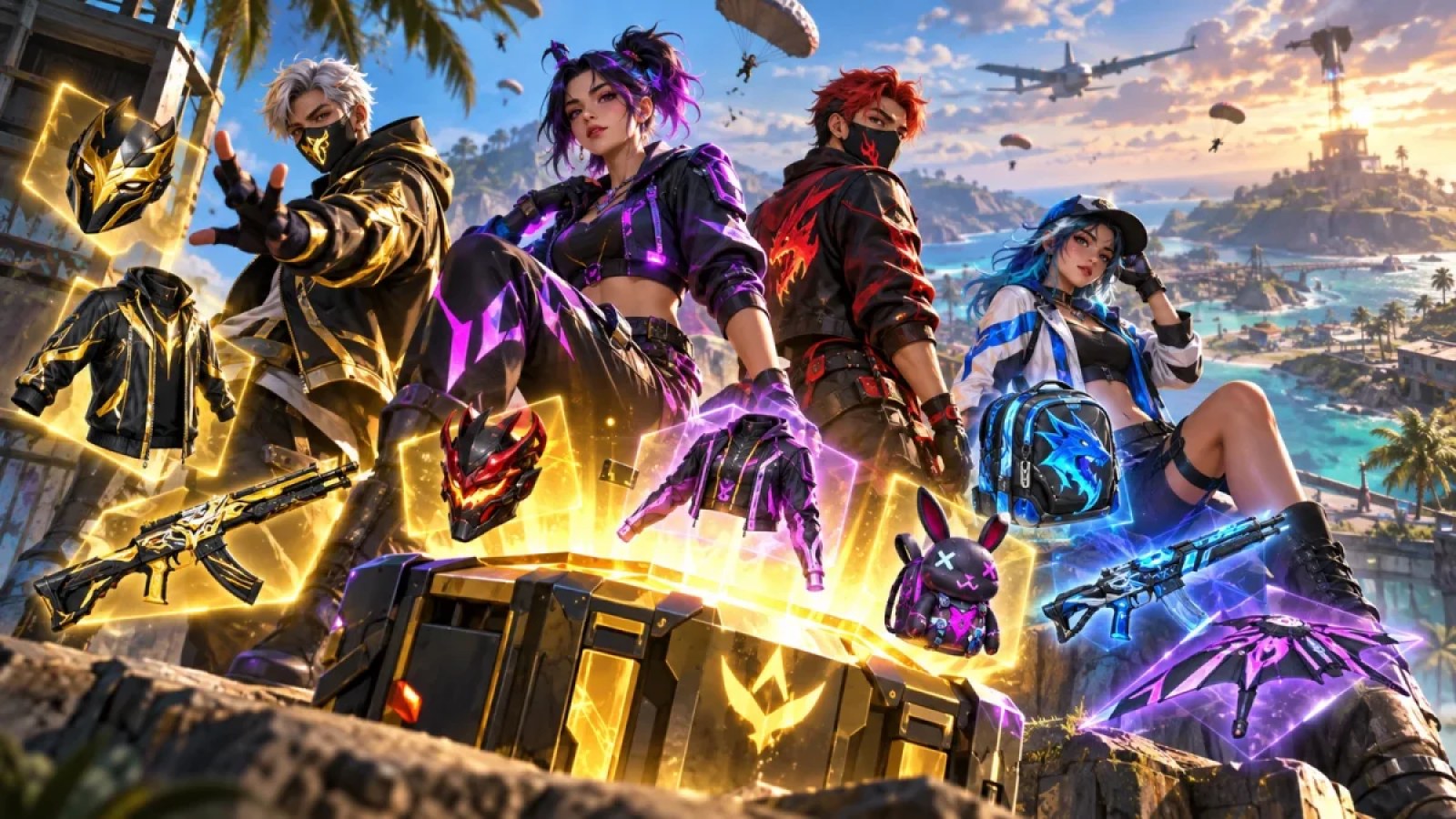 Free Fire: gift card de 110 diamantes por R$ 4,49