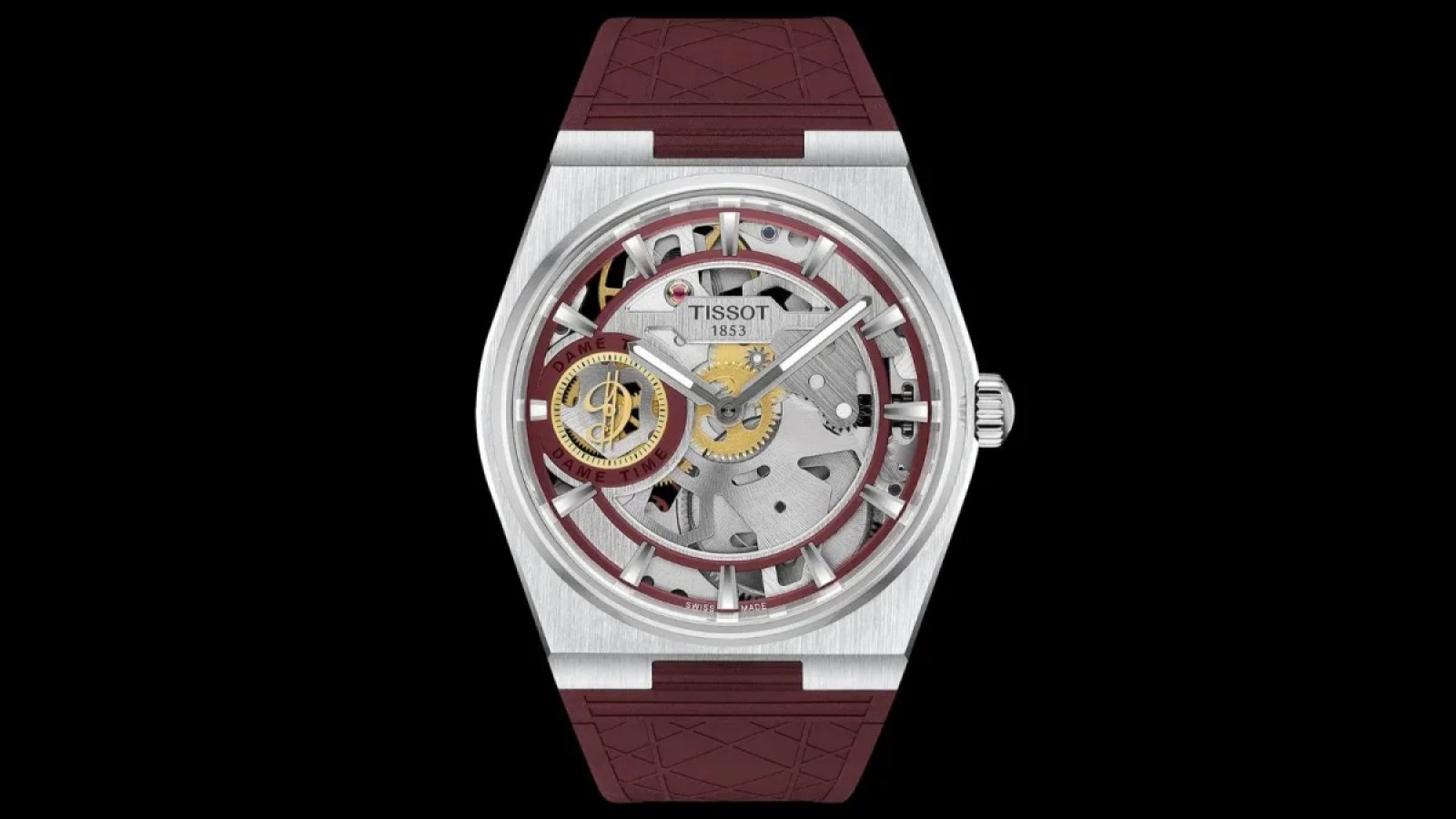 Tissot PRX Skeleton Damian Lillard vira relógio de bolso