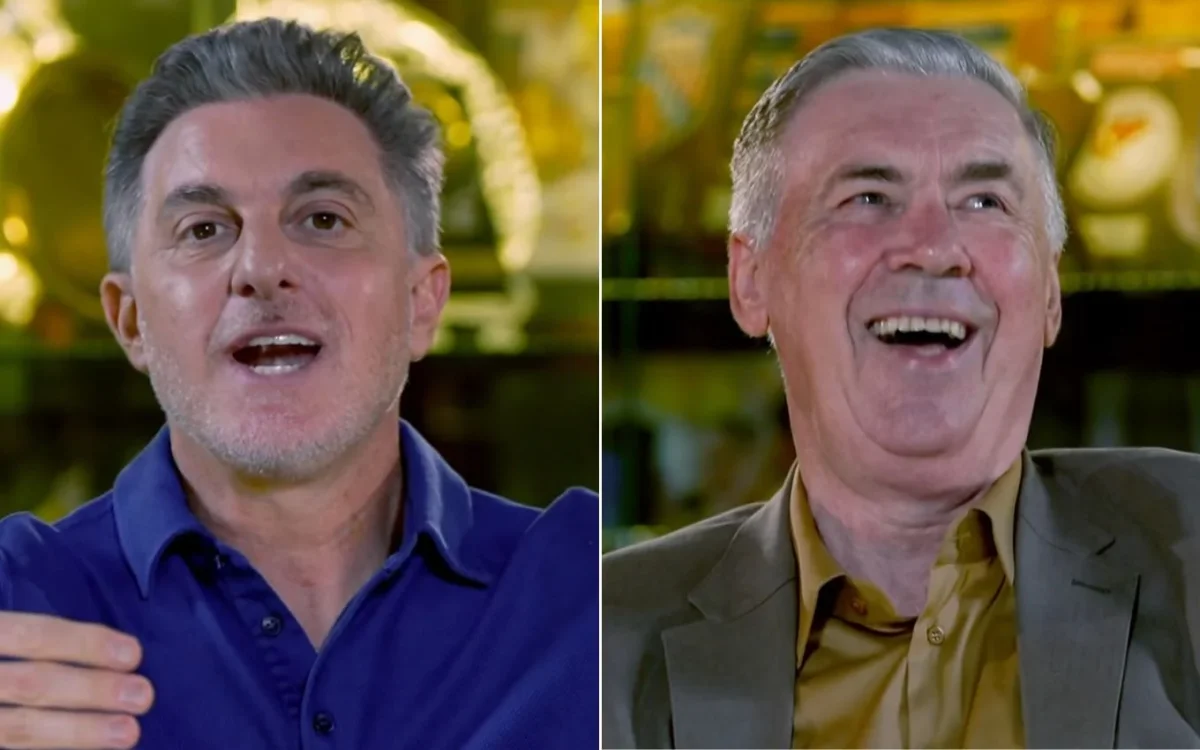 Luciano Huck pede desculpas após servir queijo errado a Ancelotti