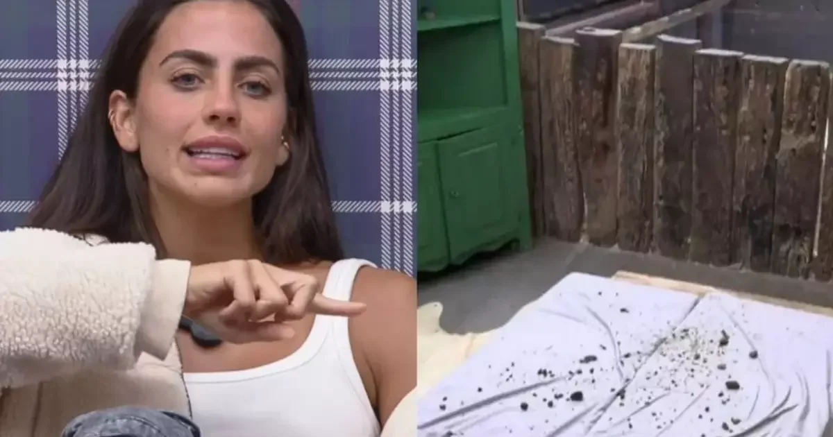 A Fazenda 18: Catherine joga cocô de cavalo na cama de Ana Bruna e Darlin