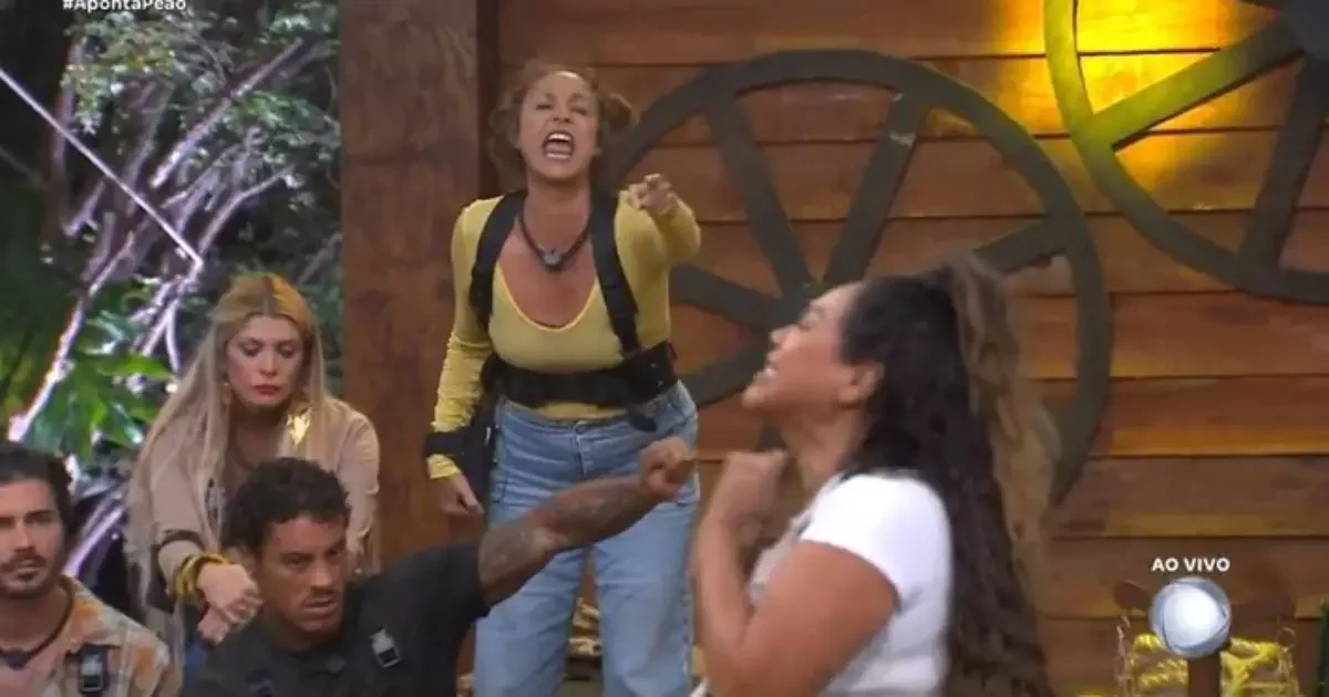 A Fazenda 18: Darlin quase agride Giovanna após "parasita de famoso"