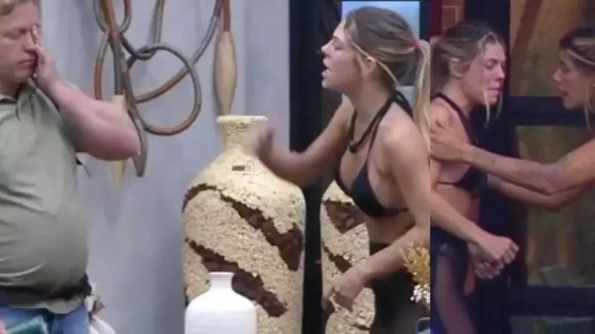 A Fazenda: Ana Bruna chora e teme impunidade de Serginho Hondjakoff