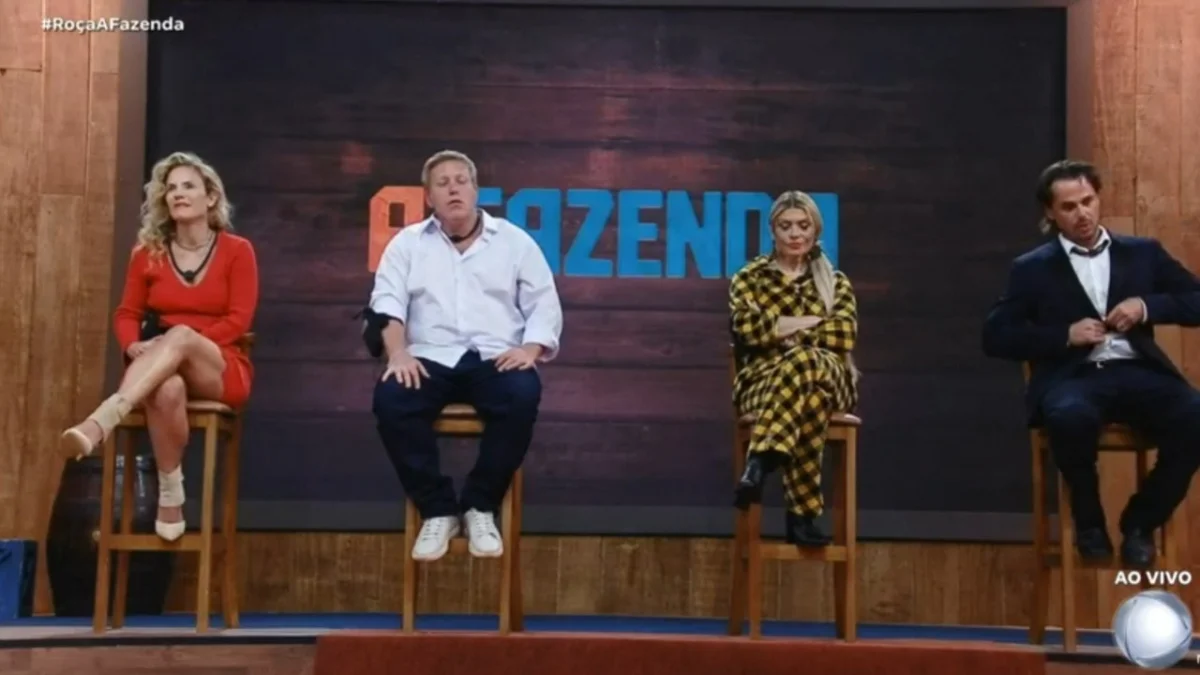 A Fazenda: chama vermelha leva Maíra, Serginho, Daniel e Adryana à roça