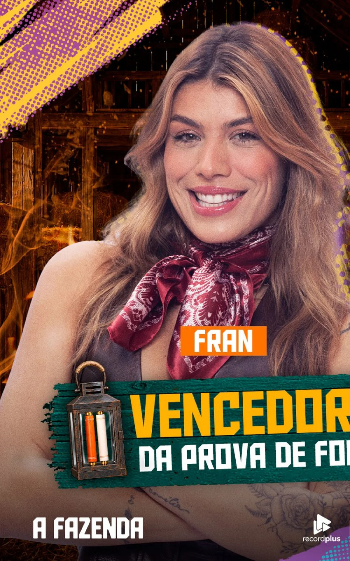 A Fazenda: Fran Almeida fatura o lampião ao vencer Maíra na Prova de Fogo