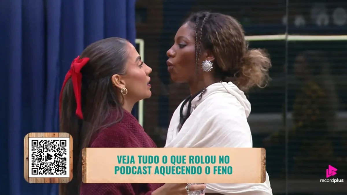 A Fazenda: Tina Calamba troca xingamentos e chama rival de "vagabunda"