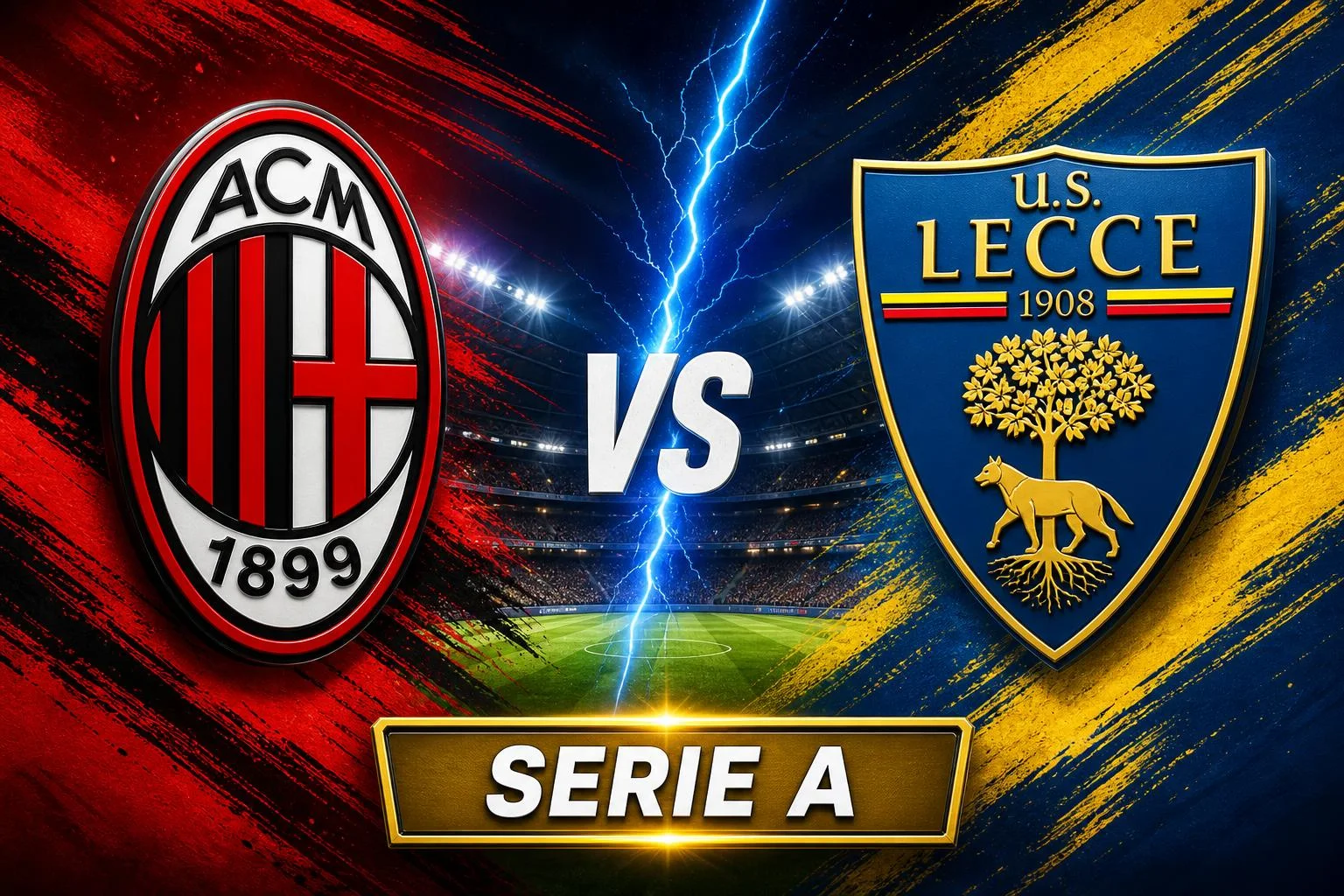 AC Milan x Lecce ao vivo — Serie A
