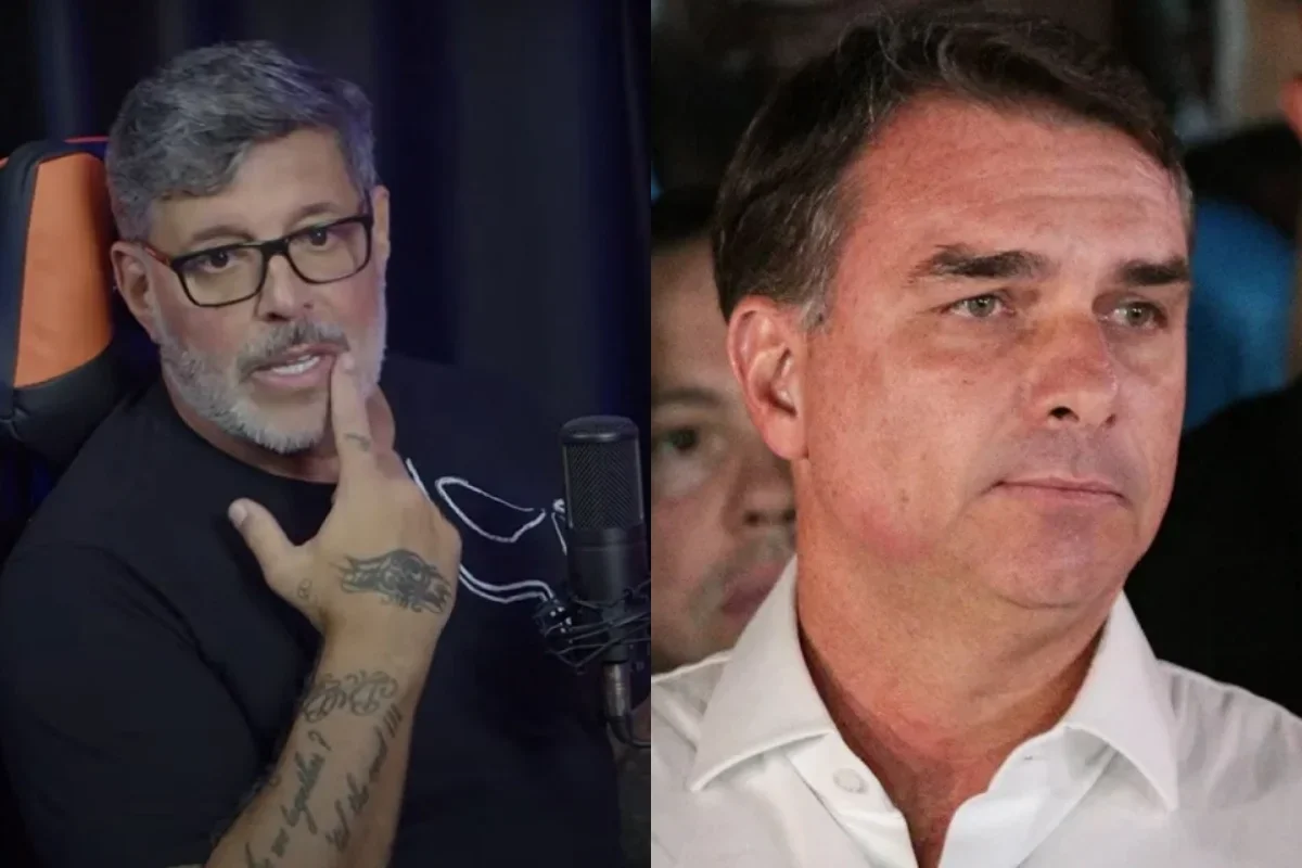 Alexandre Frota chama Flávio Bolsonaro de 'covarde' após fuga