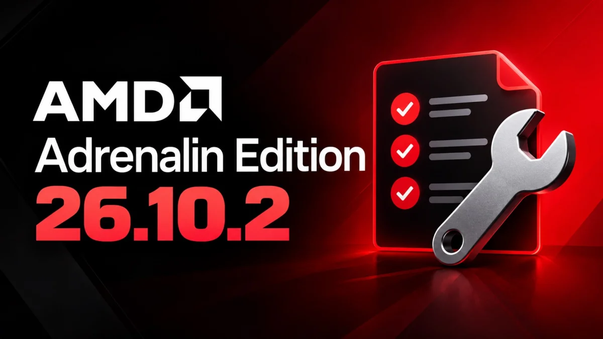 AMD Adrenalin v26.10.2 corrige timeouts em Radeon RX 9000 e 7000