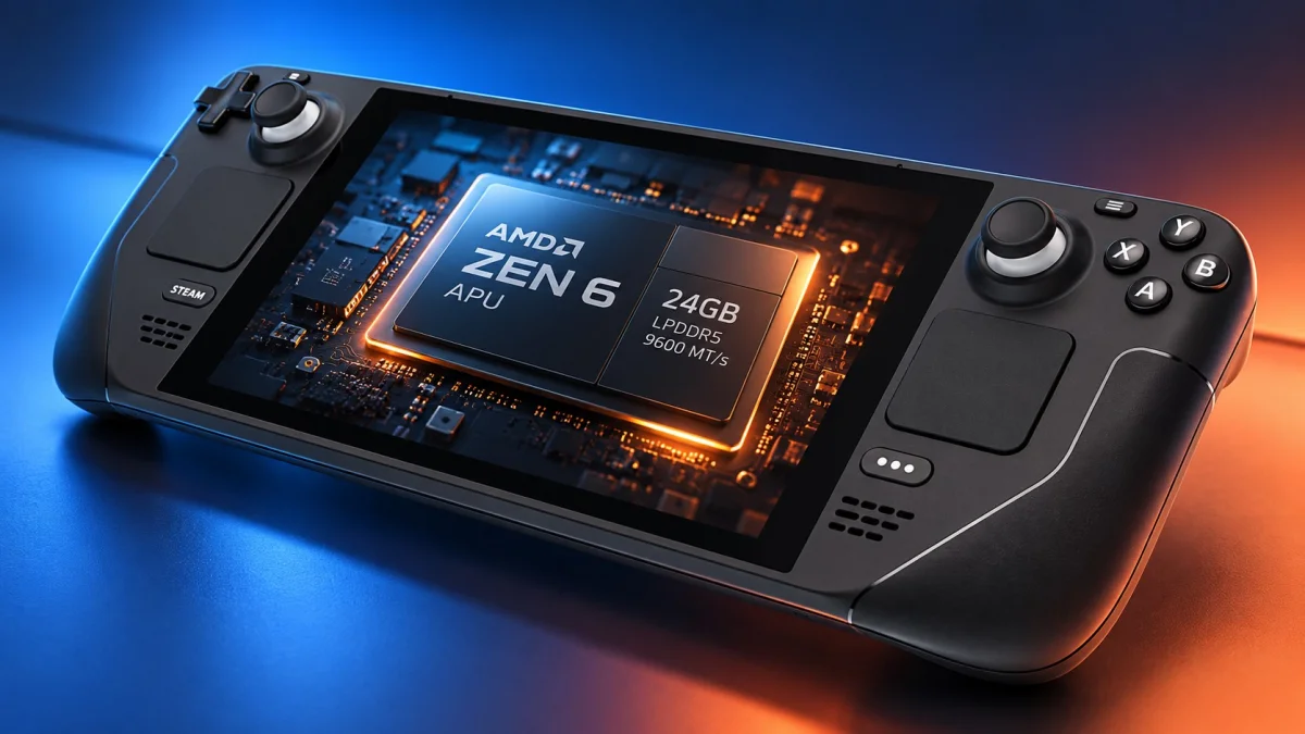 AMD Zen 6 APU: 24 GB LPDDR5 a 9600 MT/s aparece em amostra de engenharia