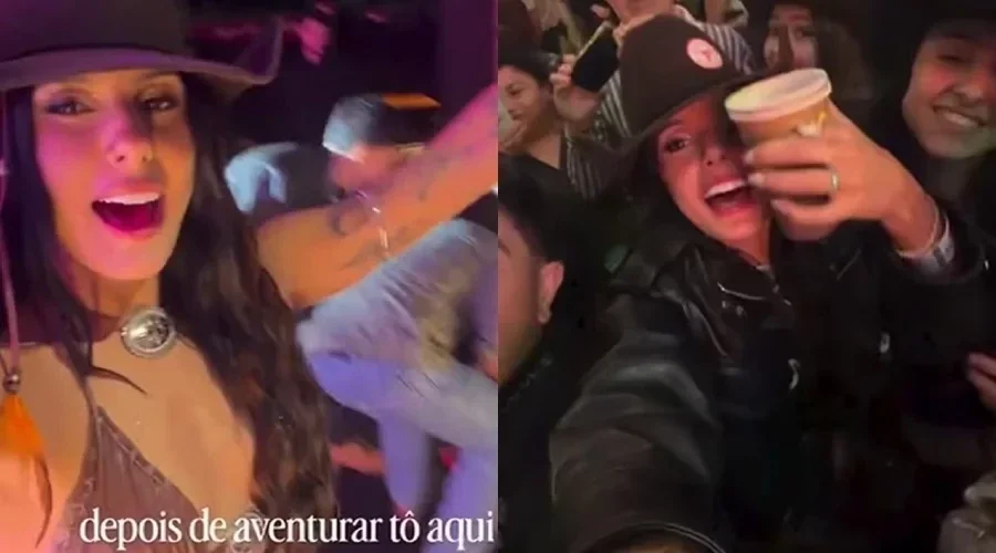 Ana Castela mostra calça rasgada e brinca: 'Rasguei minha bunda'