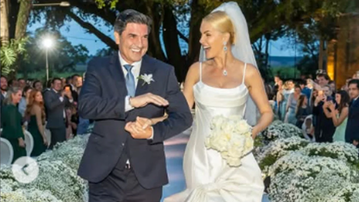 Ana Hickmann relembra decoração do casamento com Edu Guedes