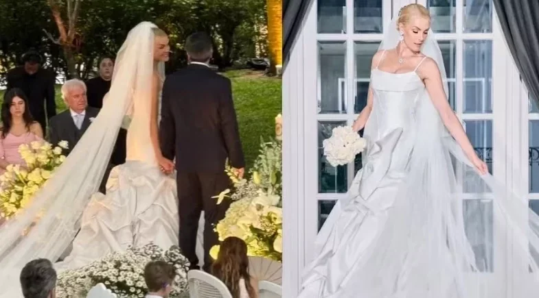 Ana Hickmann: vestido de 40 m e 336 horas no casamento