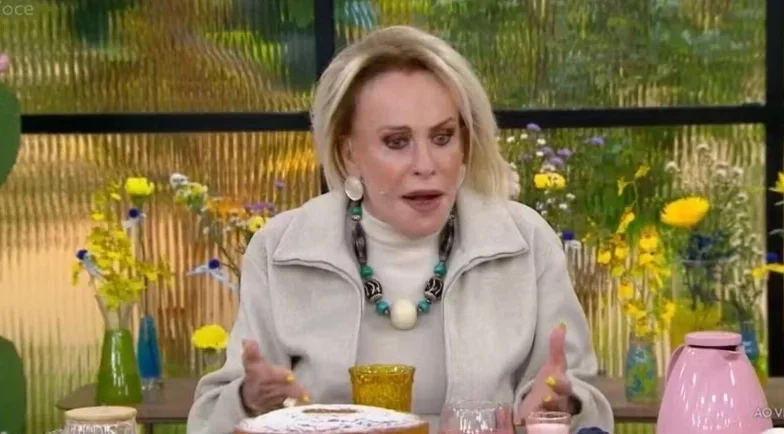 Ana Maria Braga sofre mal-estar ao vivo após testar chocolate viral do TikTok