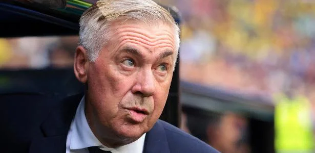 Ancelotti destaca entrada de Neymar e chama Vini Jr de "muito forte"