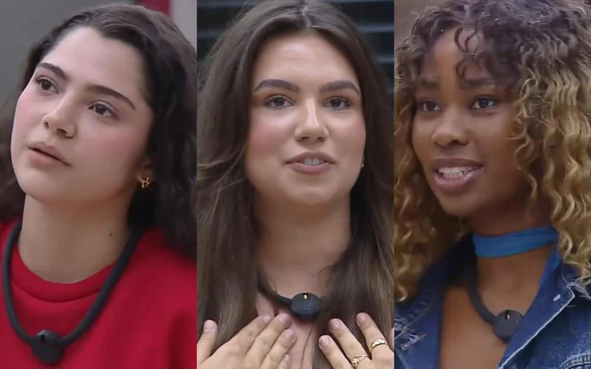 Andressa na berlinda: enfrenta Bianca e Mariana em risco