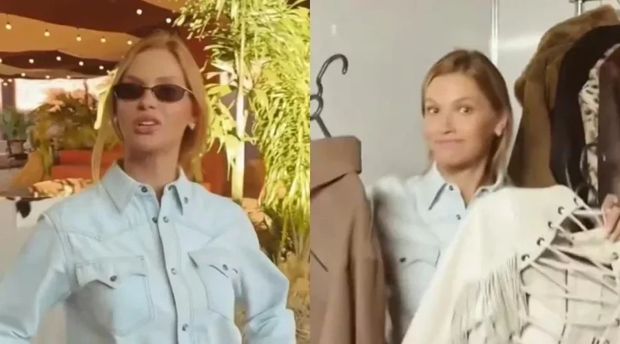 Andressa Suita: trailer de luxo abriga os filhos na Festa de Barretos