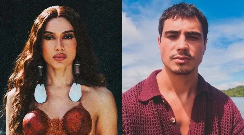Anitta e Danilo Mesquita: beijo em bar no Centro do Rio