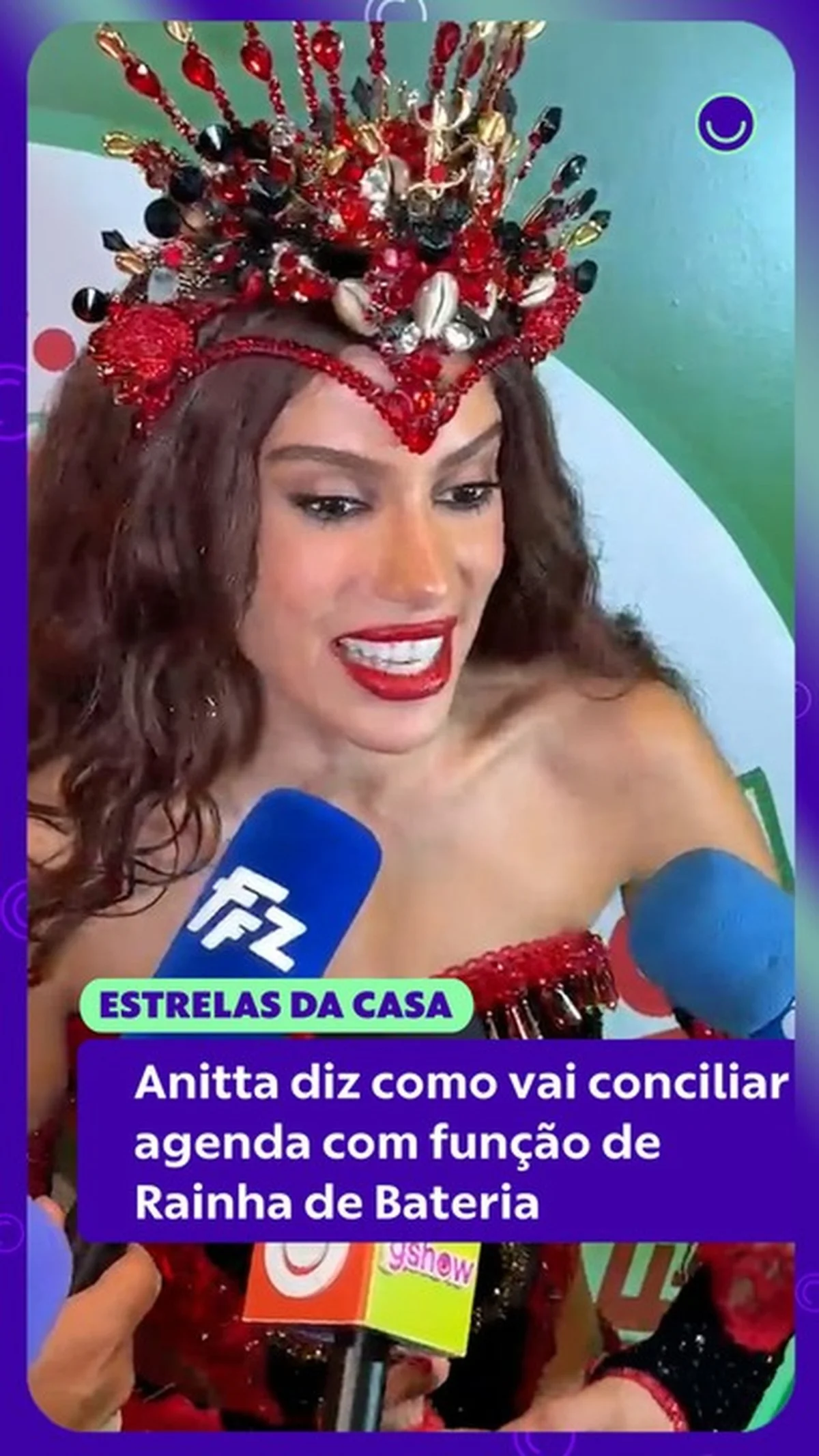 Anitta: exigência sobre datas para assumir Rainha de Bateria da Grande Rio