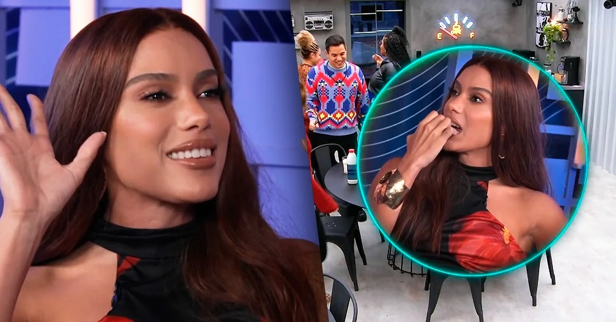 Anitta pressiona beijo entre Gabriel Nandes e Yudchi