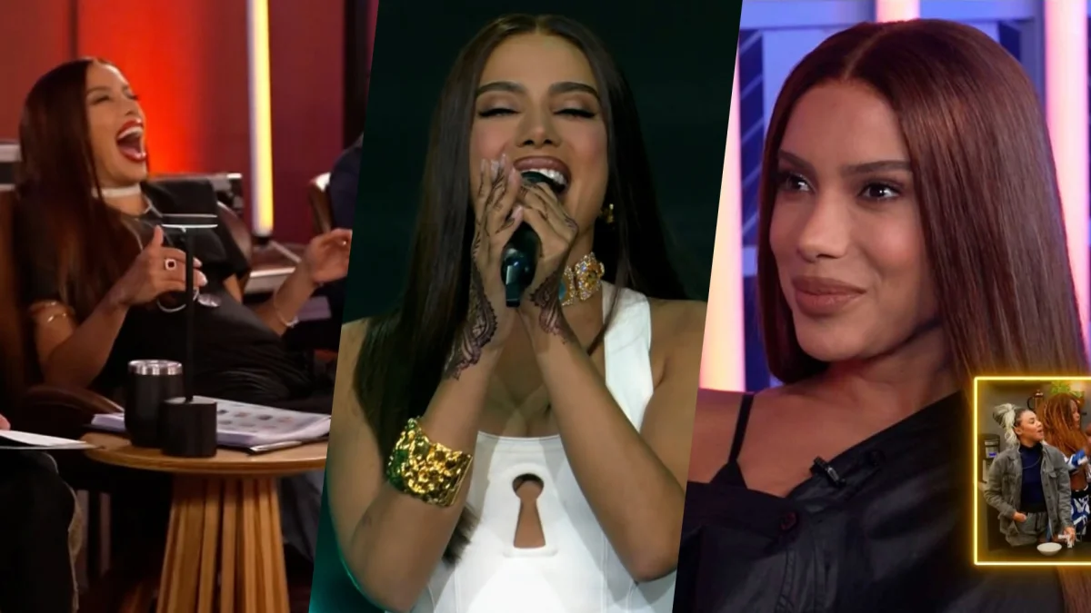 Anitta rouba a cena cantando 'Não Me Cutuca' no Estrelas da Casa