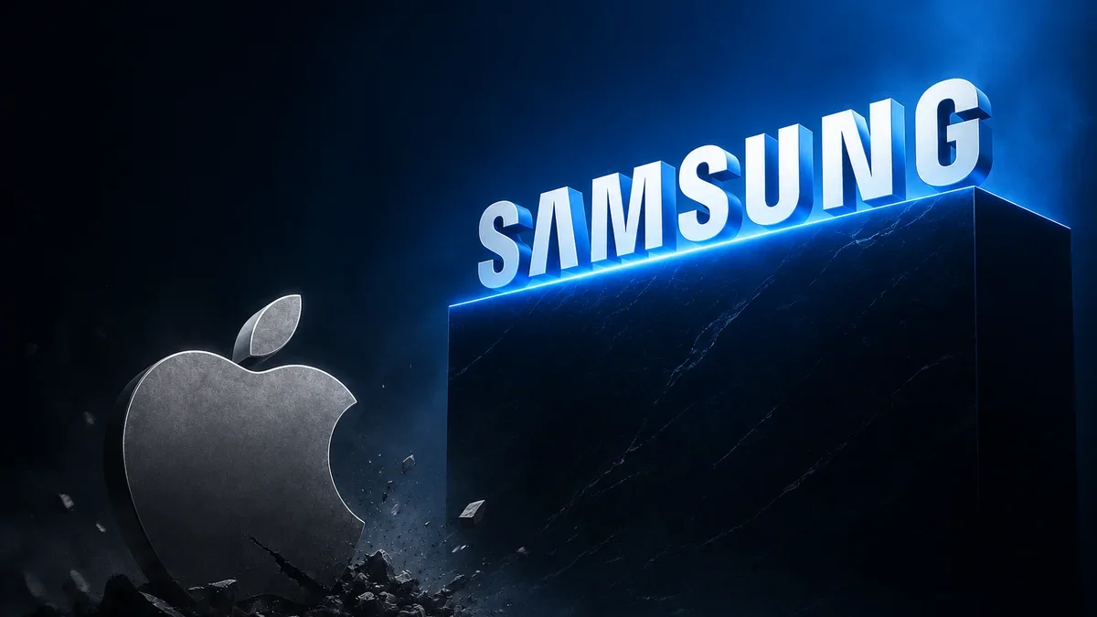 Apple e Samsung ampliam fatia após queda de 20% nas remessas
