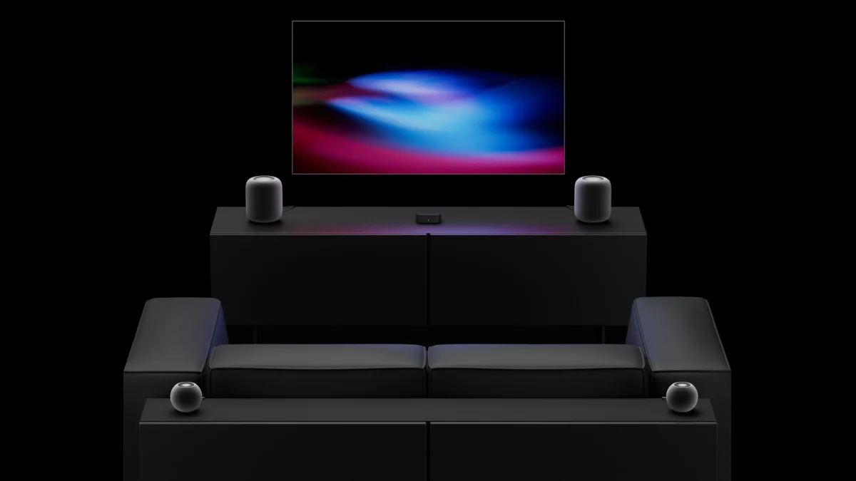 Apple TV 4K ganha "Whole Room Audio" para quatro HomePods