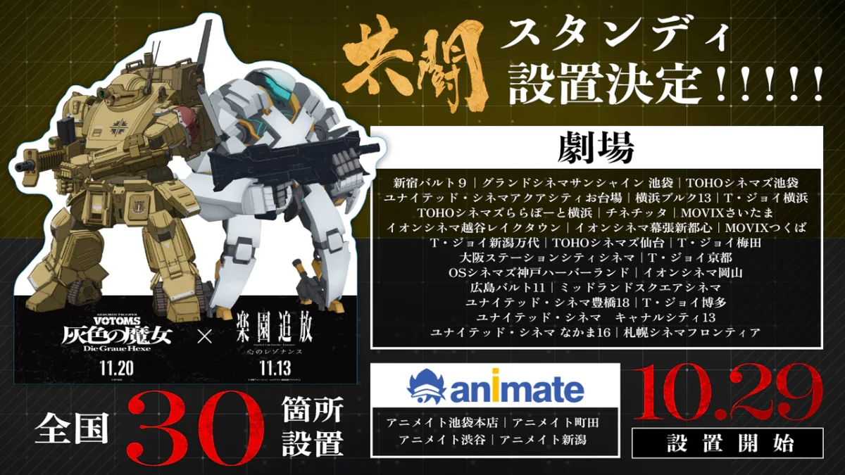 Armored Trooper VOTOMS traz visual com Expelled from Paradise