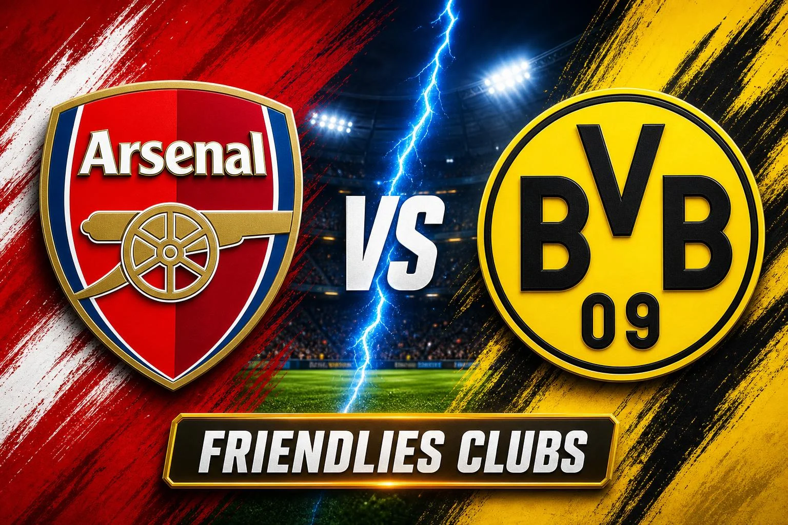 Arsenal x Borussia Dortmund ao vivo — Friendlies Clubs