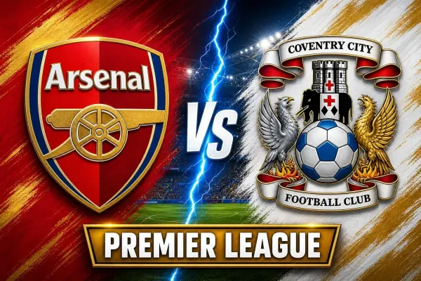 Arsenal x Coventry: onde assistir, horário e escalações (21/08)
