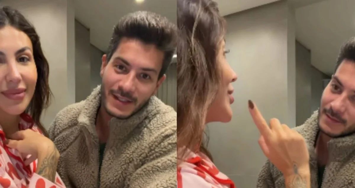 Arthur Aguiar mostra reação ao descobrir segunda gravidez