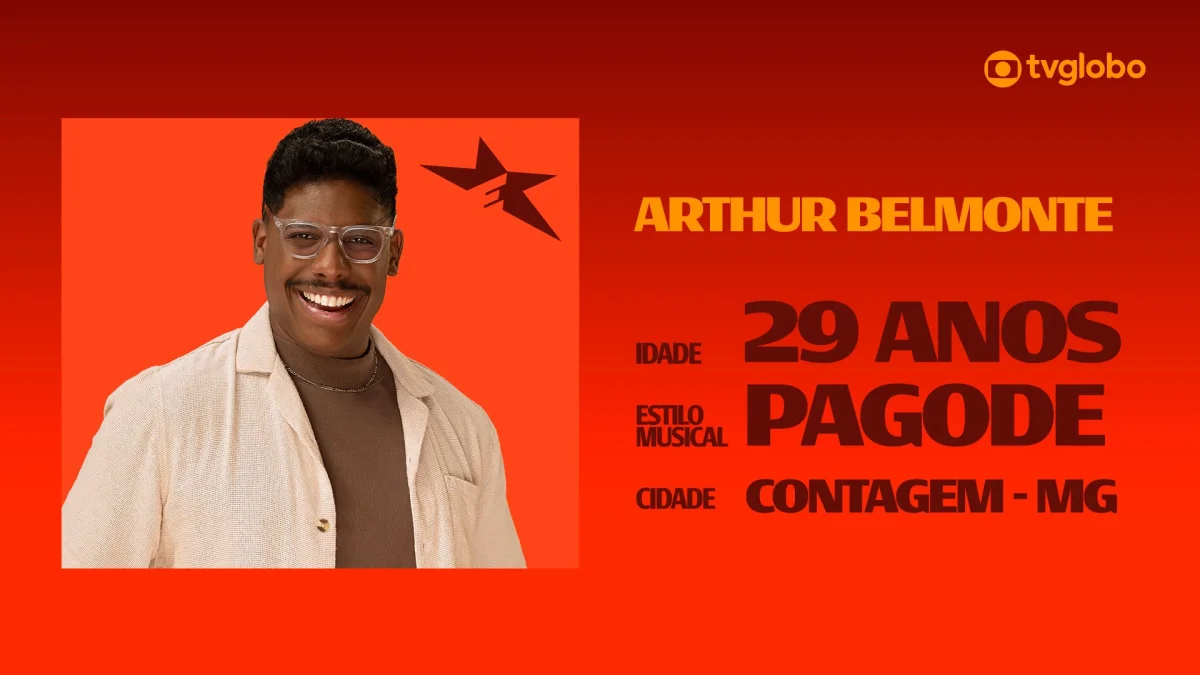 Arthur Belmonte: candidato do Pagode que faz 15 a 20 shows por mês