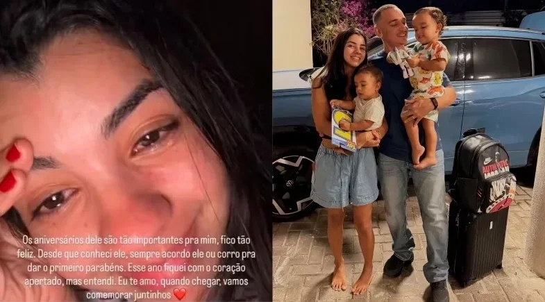 Ary Mirelle surge chorando após aniversário de João Gomes