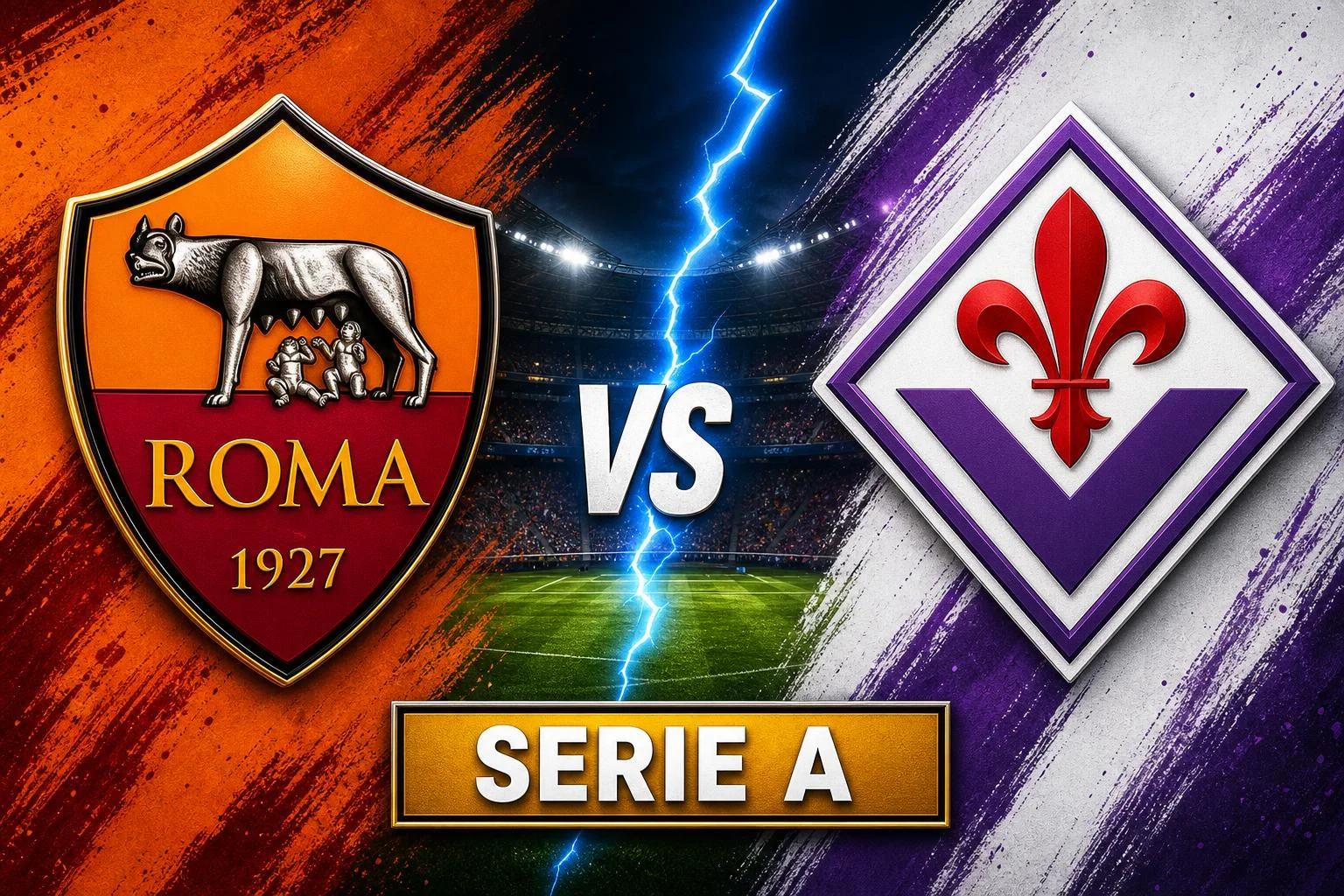 AS Roma x Fiorentina ao vivo — Serie A