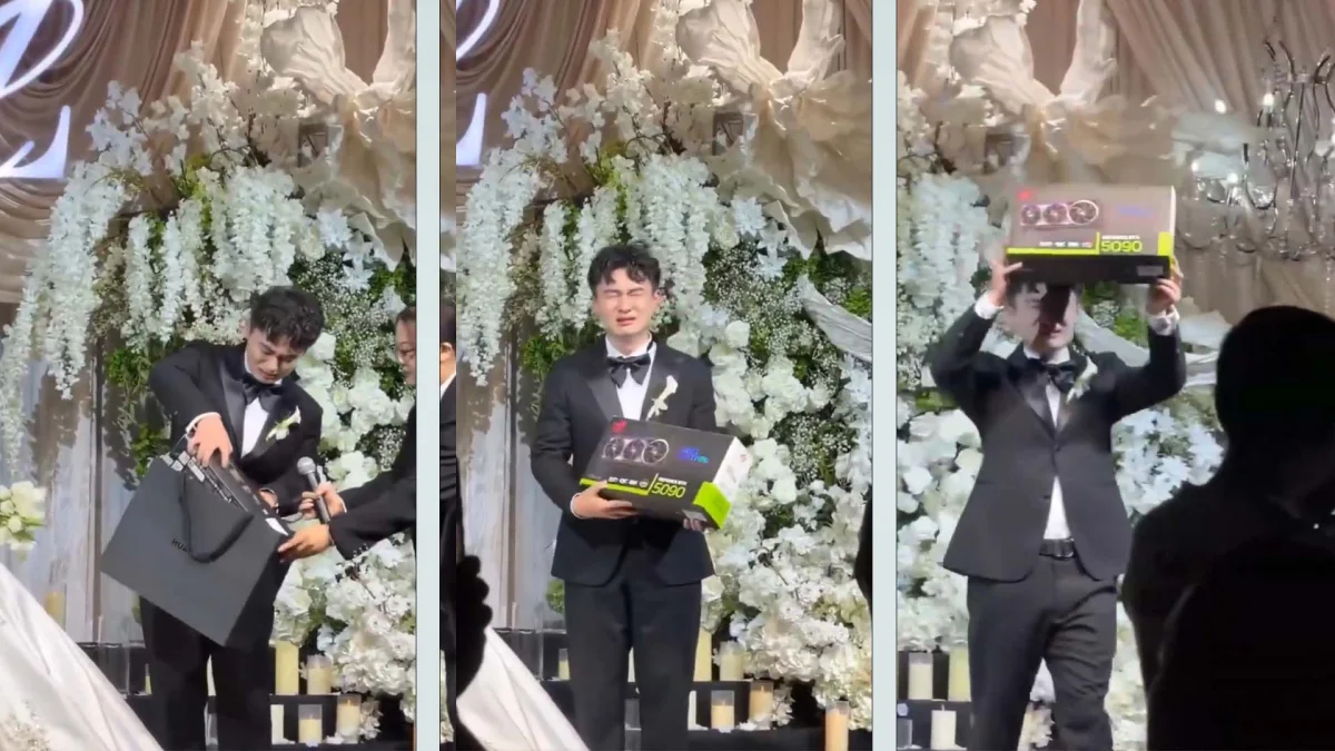 ASUS ROG Astral RTX 5090: presente de US$12.000 emociona casamento