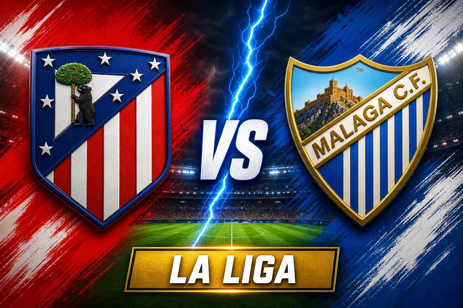 Atletico Madrid x Malaga ao vivo — La Liga