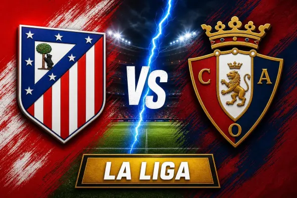 Atletico Madrid x Osasuna: onde assistir, horário e escalações (16/09)