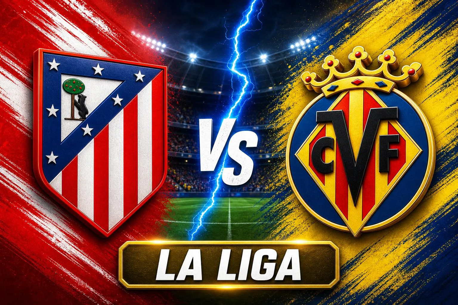 Atletico Madrid x Villarreal ao vivo — La Liga
