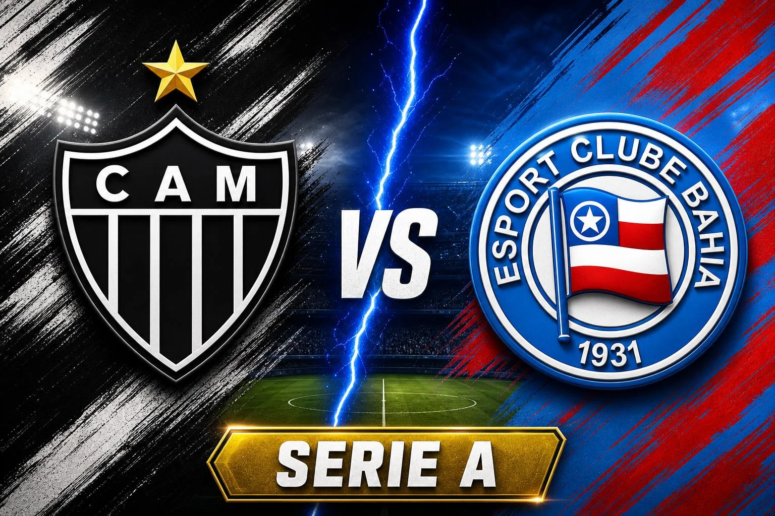 Atletico-MG x Bahia ao vivo — Serie A