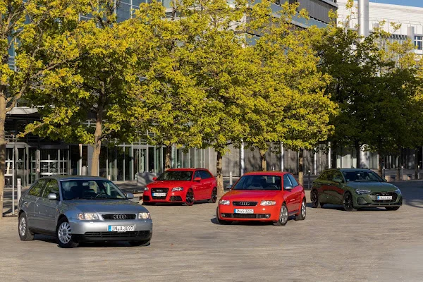 Audi A3 supera 6 milhões de unidades e marca 30 anos