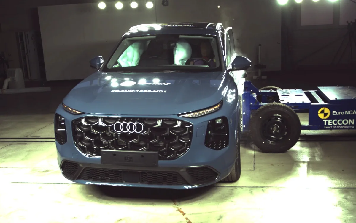 Audi Q7: cinco estrelas no Euro NCAP por assistências de segurança