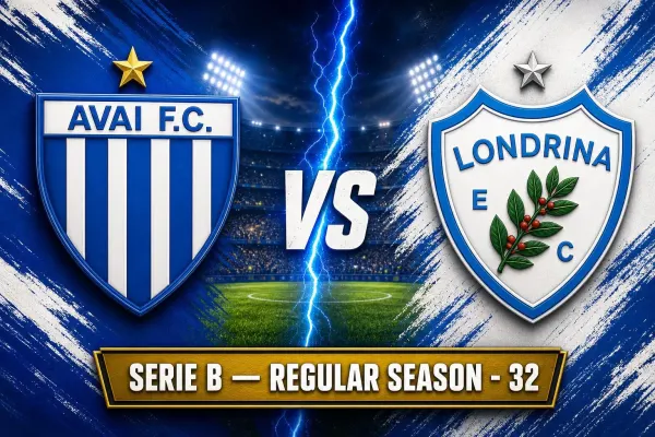 Avai x Londrina: onde assistir, horário e escalações (07/10)
