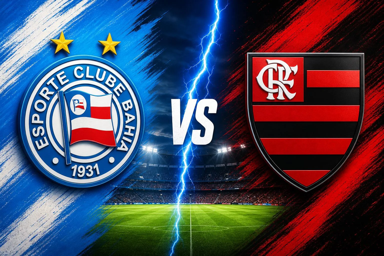Bahia x Flamengo ao vivo — Serie A