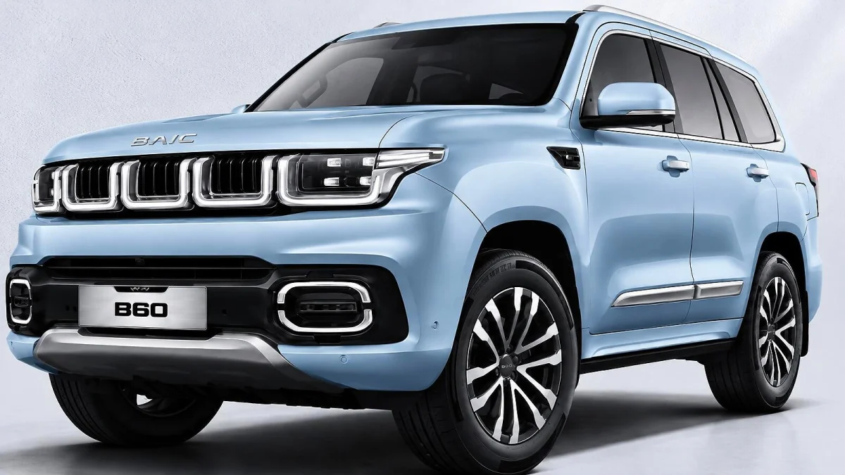 BAIC B60: SUV 7 lugares aposta em tração elétrica e 1.200 km de alcance