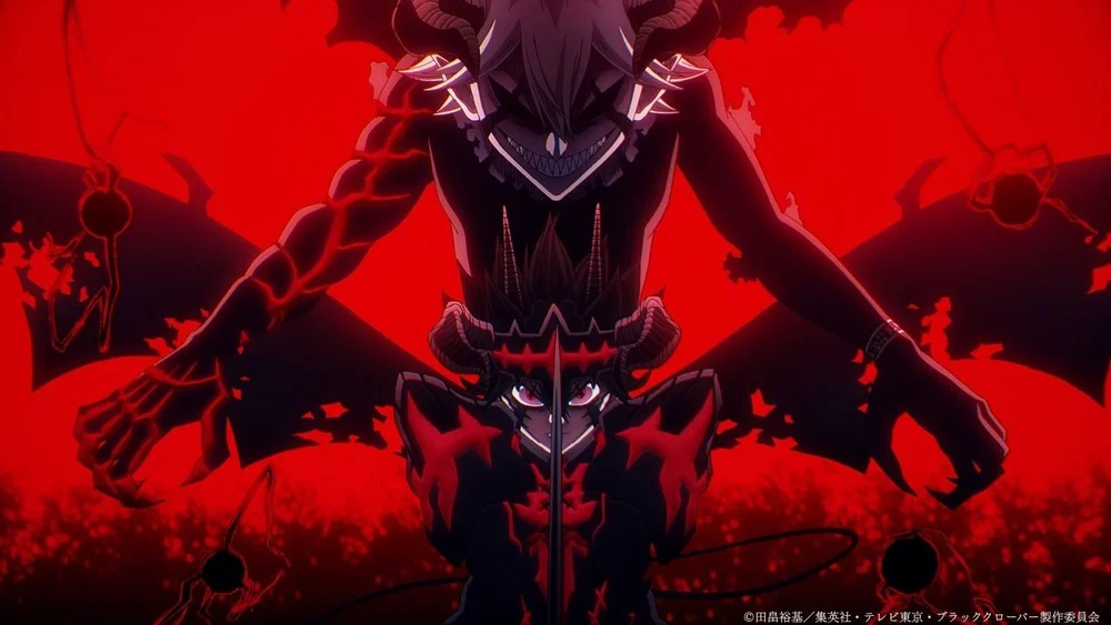 Black Clover: Nacht usa Devil Union contra Nahamah e Lilith