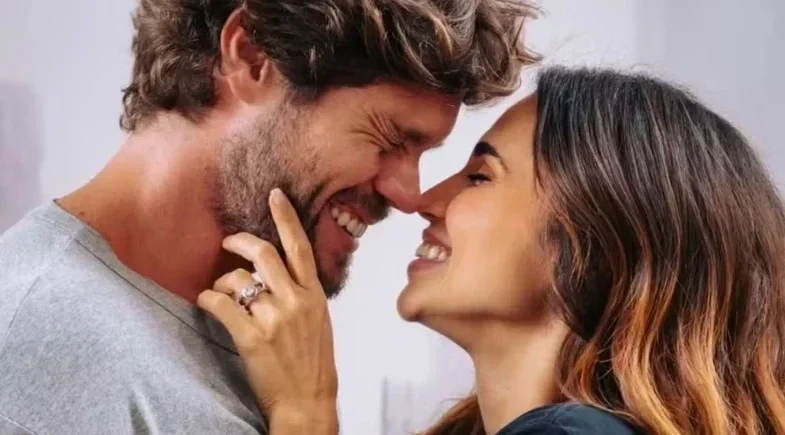 Breno Simões e Paula Amorim: filha Marina nasce com 3,290 kg e tipo O negativo