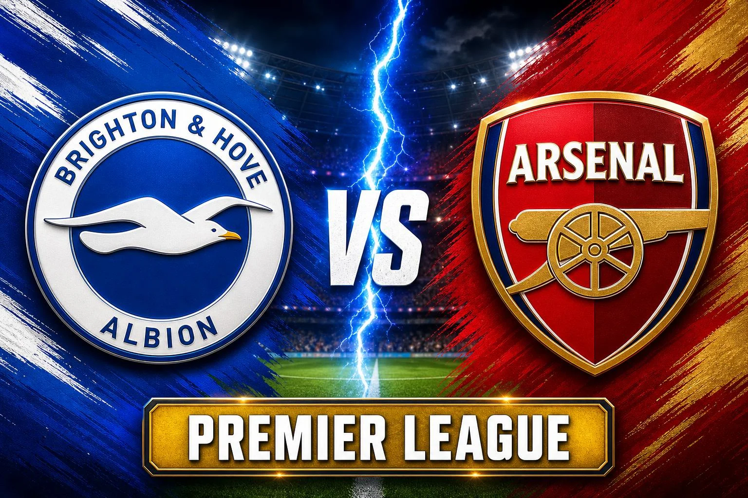 Brighton x Arsenal ao vivo — Premier League