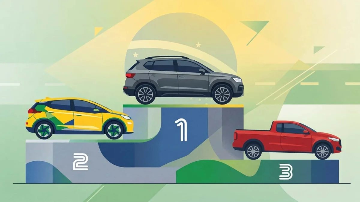 BYD sobe ao 2º lugar no varejo e deixa Fiat e Chevrolet para trás