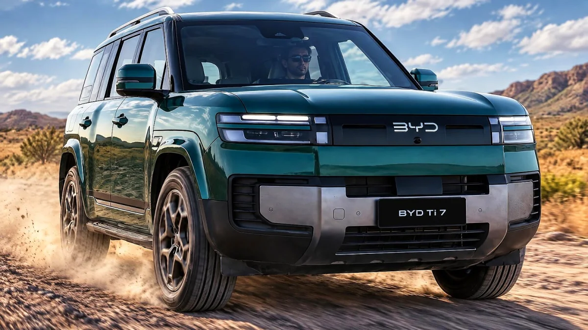 BYD Ti7: SUV híbrido de 354 cv e 1.015 km de autonomia
