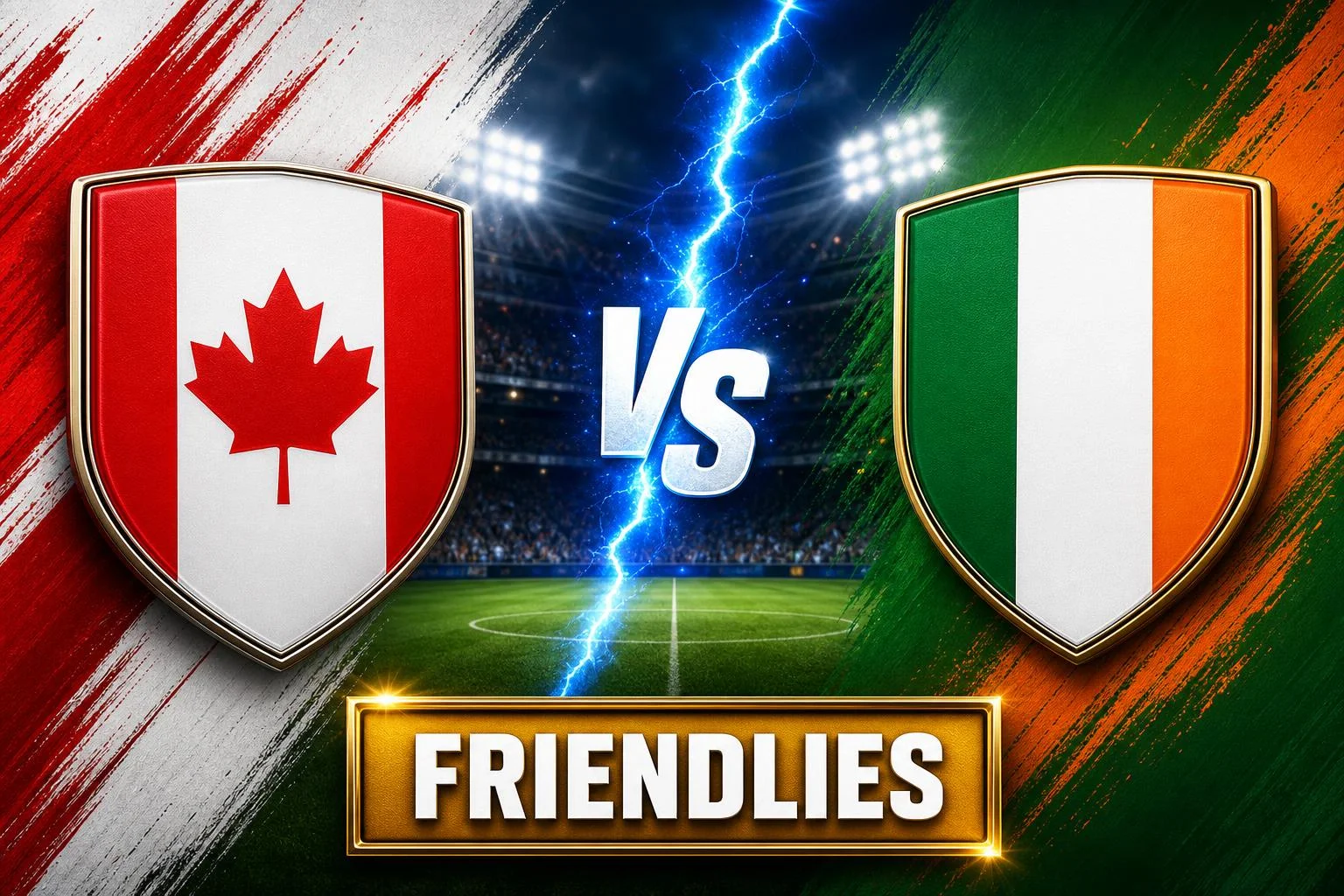 Canada x Rep. Of Ireland ao vivo — Friendlies