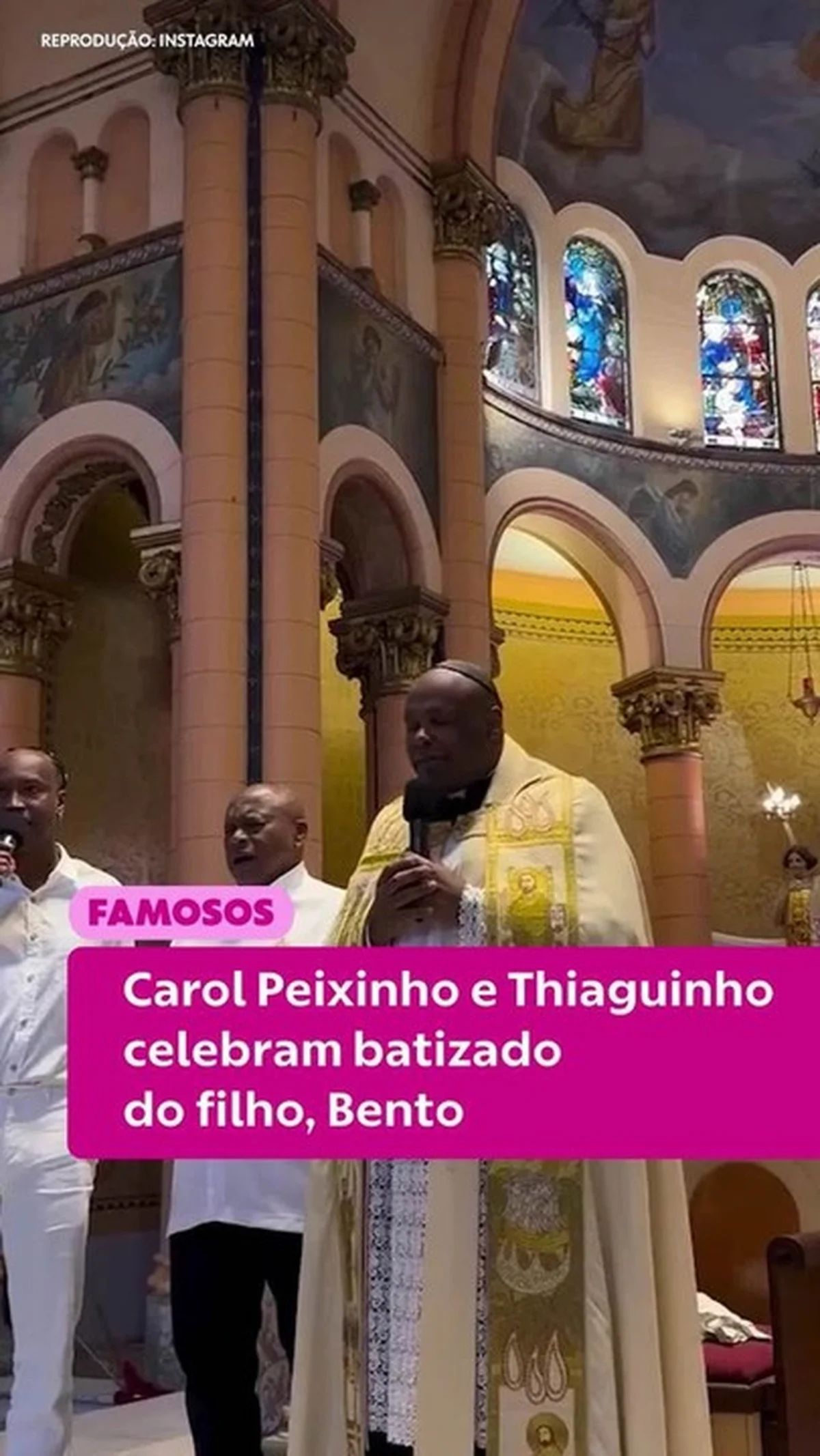 Carol Peixinho faz declaração a Thiaguinho após batizado de Bento